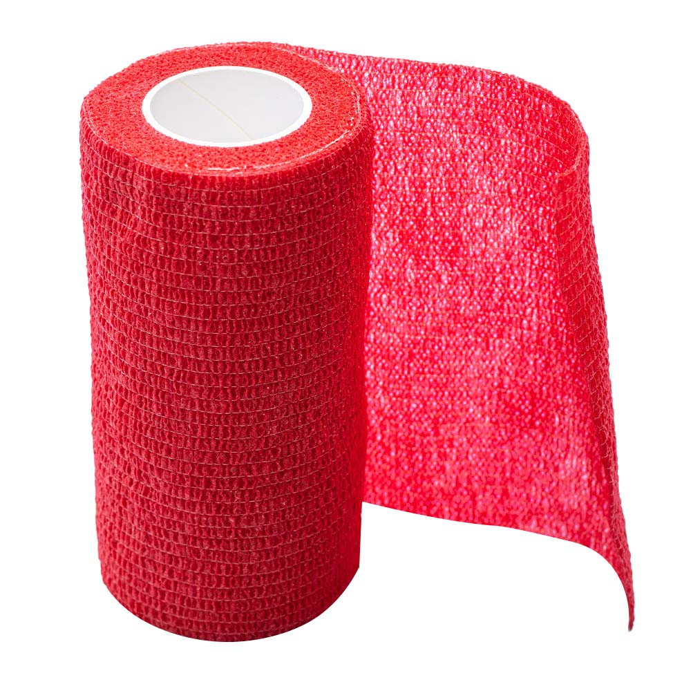 TuffRider TuffWrap Cohesive Bandage- Red