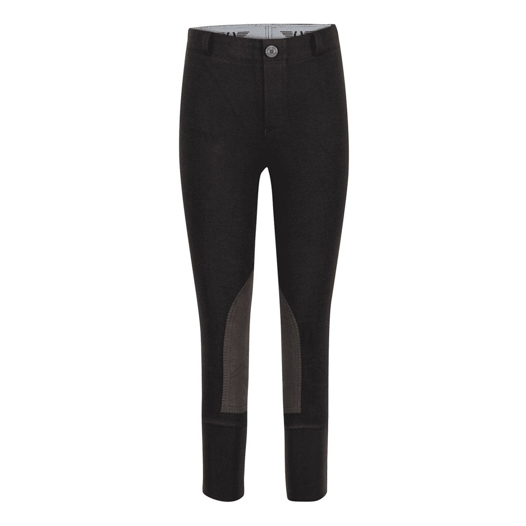 TuffRider Children's Cotton Pull-On Knee Patch Breeches