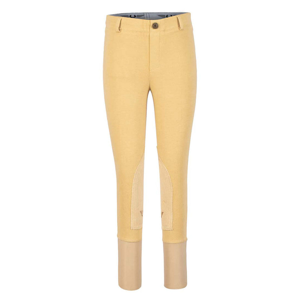 TuffRider Children's Cotton Pull-On Knee Patch Breeches