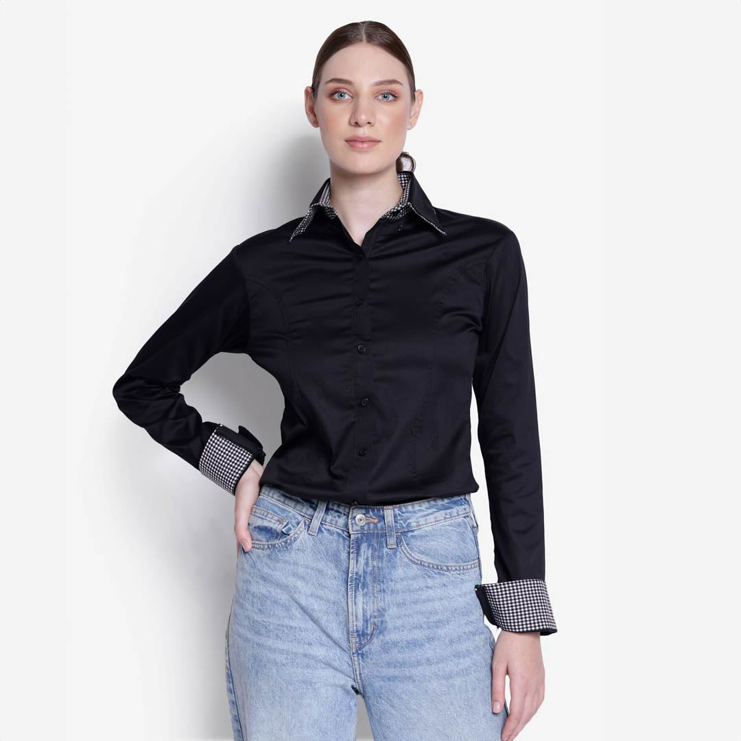 TuffRider Ladies ADEY Double Collar Shirt-Breeches.com