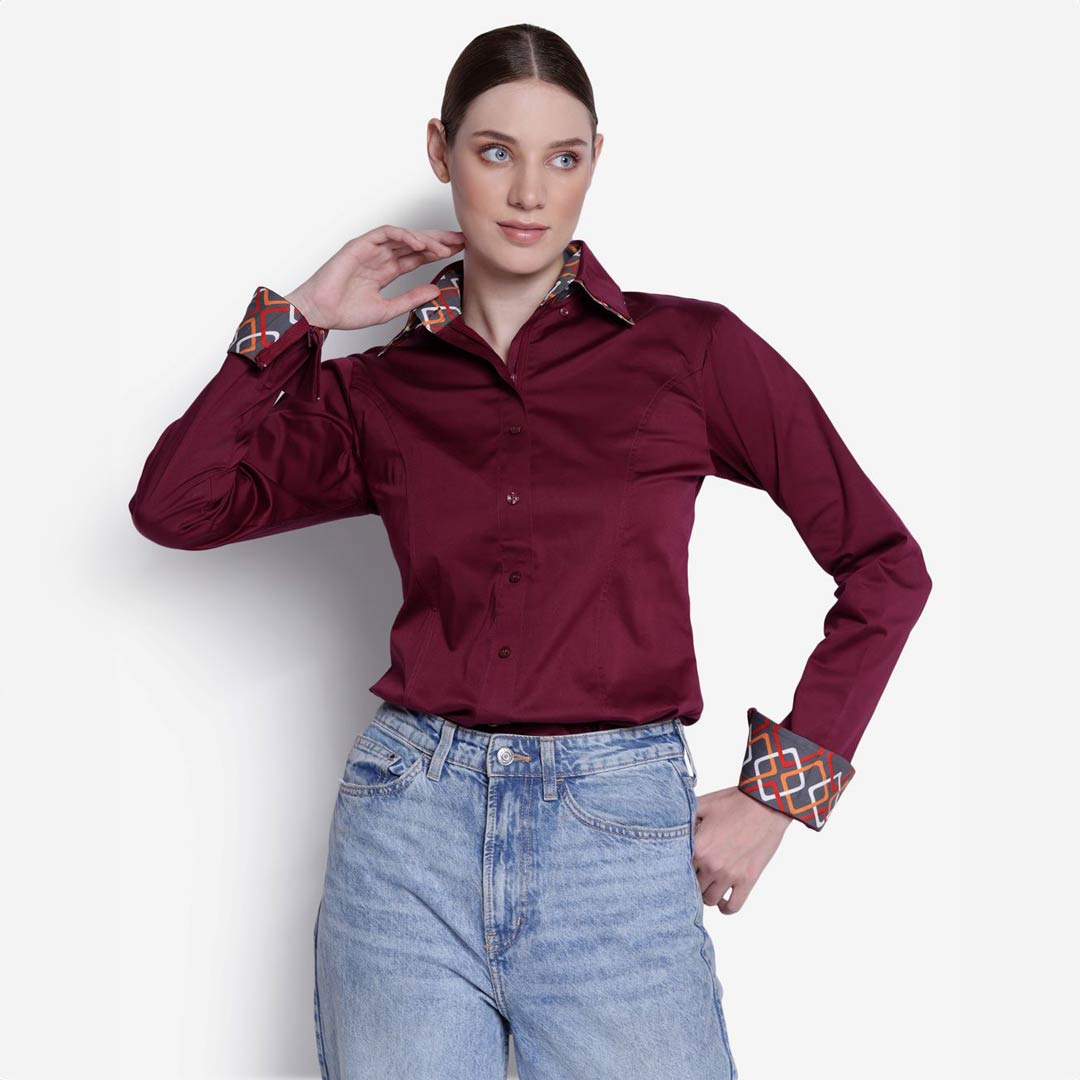 TuffRider Ladies ADEY Double Collar Shirt-Breeches.com