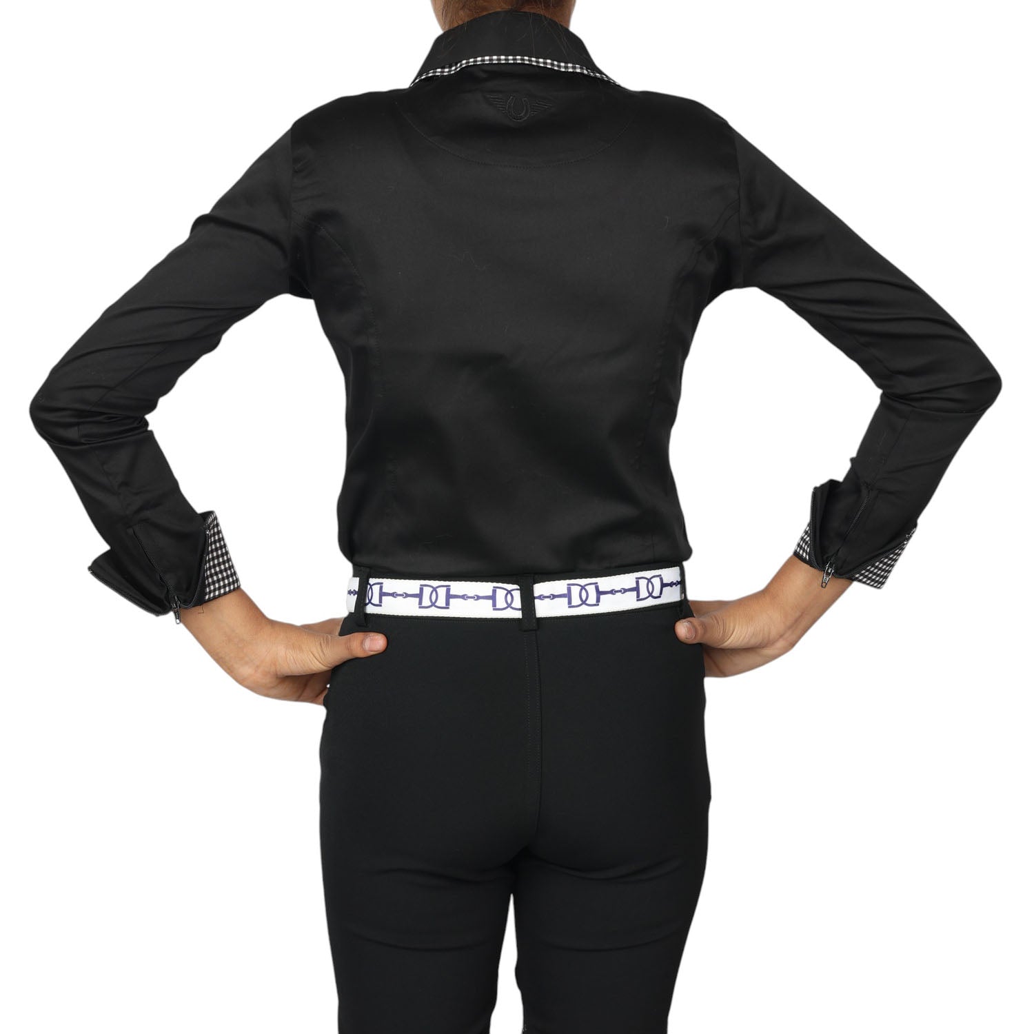 TuffRider Girls ADEY Double Collar Shirt - Breeches.com