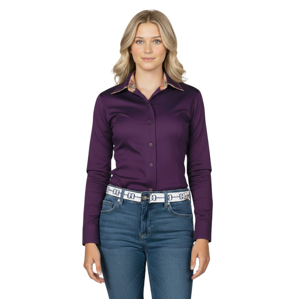 TuffRider Girls ADEY Double Collar Shirt