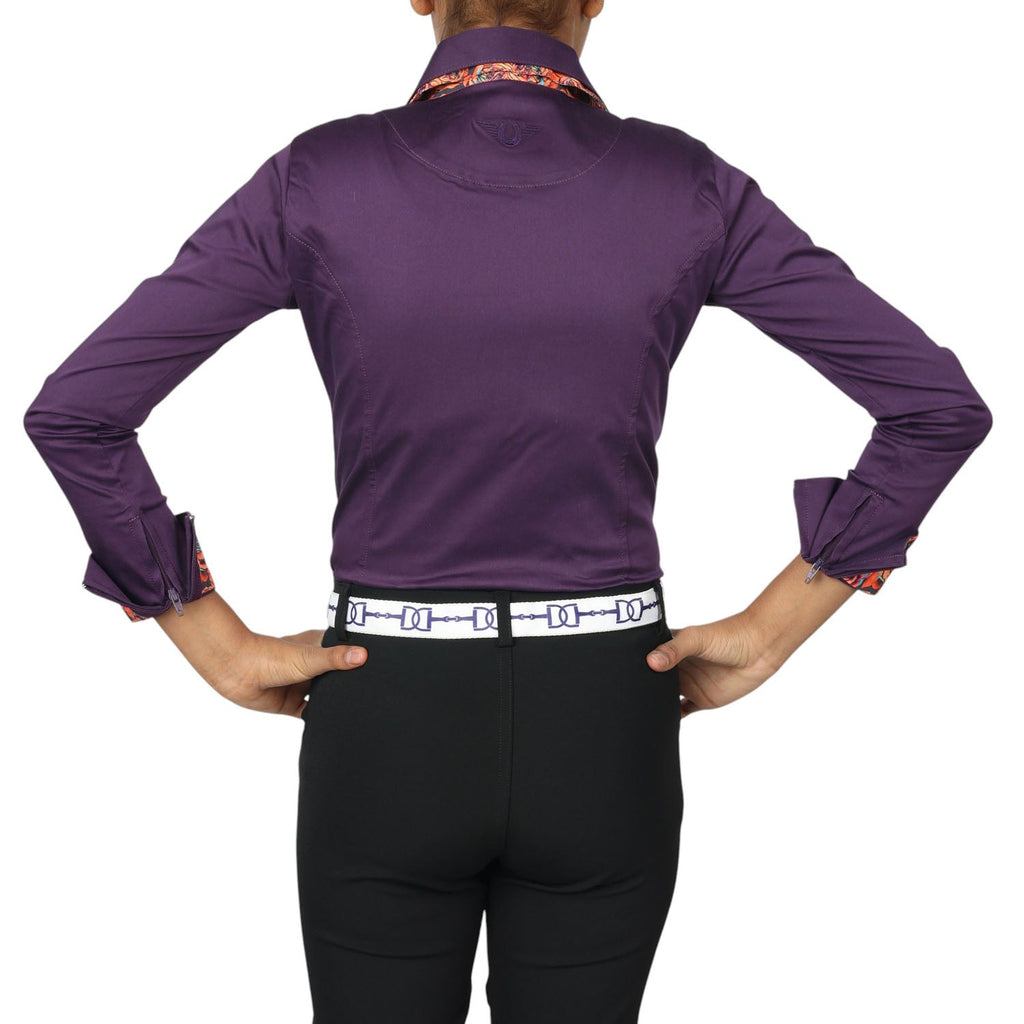 TuffRider Girls ADEY Double Collar Shirt - Breeches.com