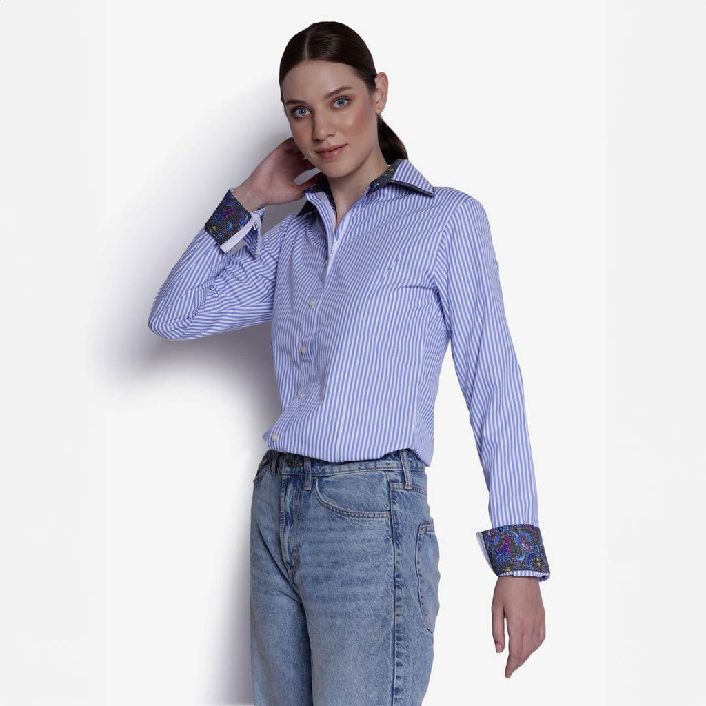 TuffRider Ladies ADEY Double Collar Shirt-Breeches.com