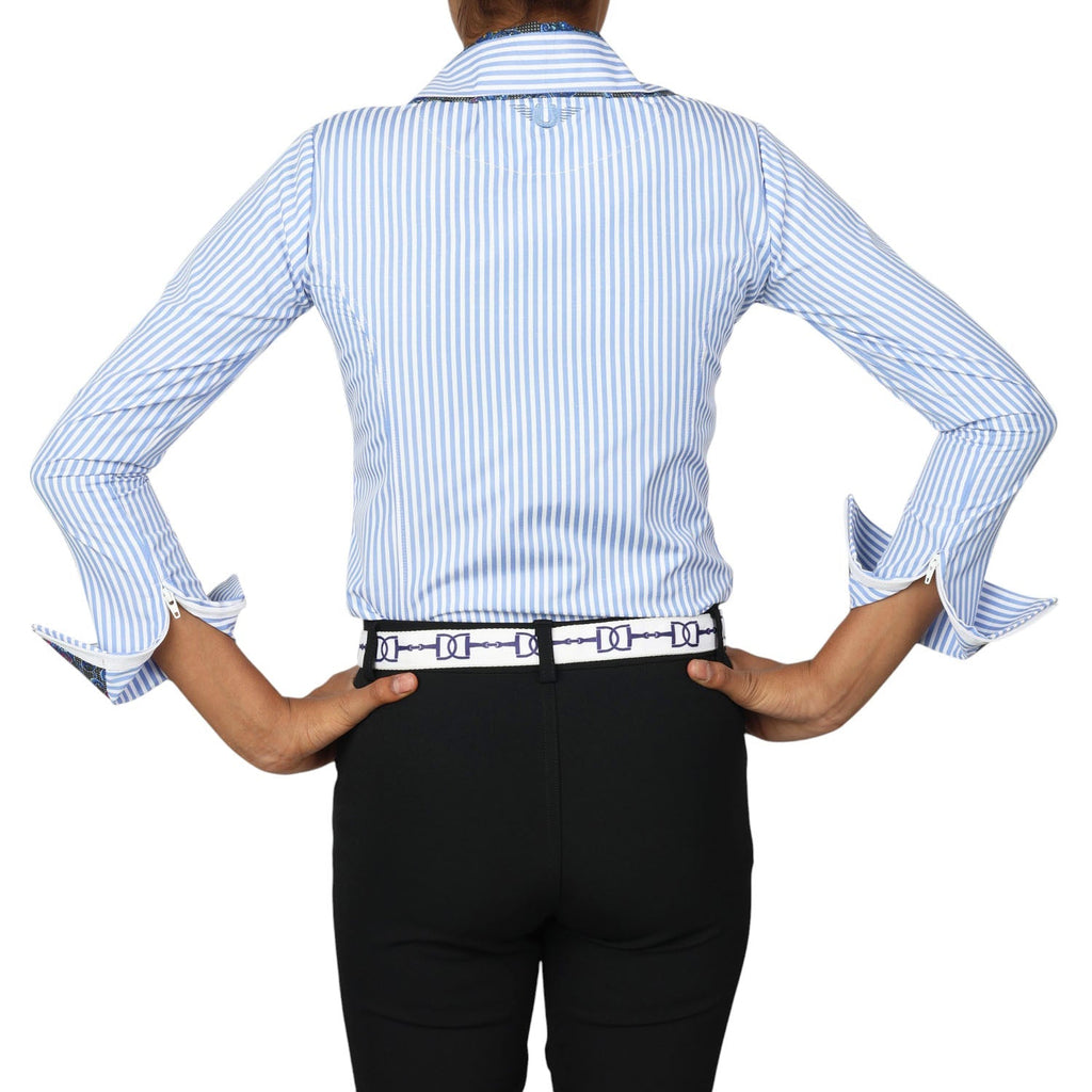 TuffRider Girls ADEY Double Collar Shirt - Breeches.com