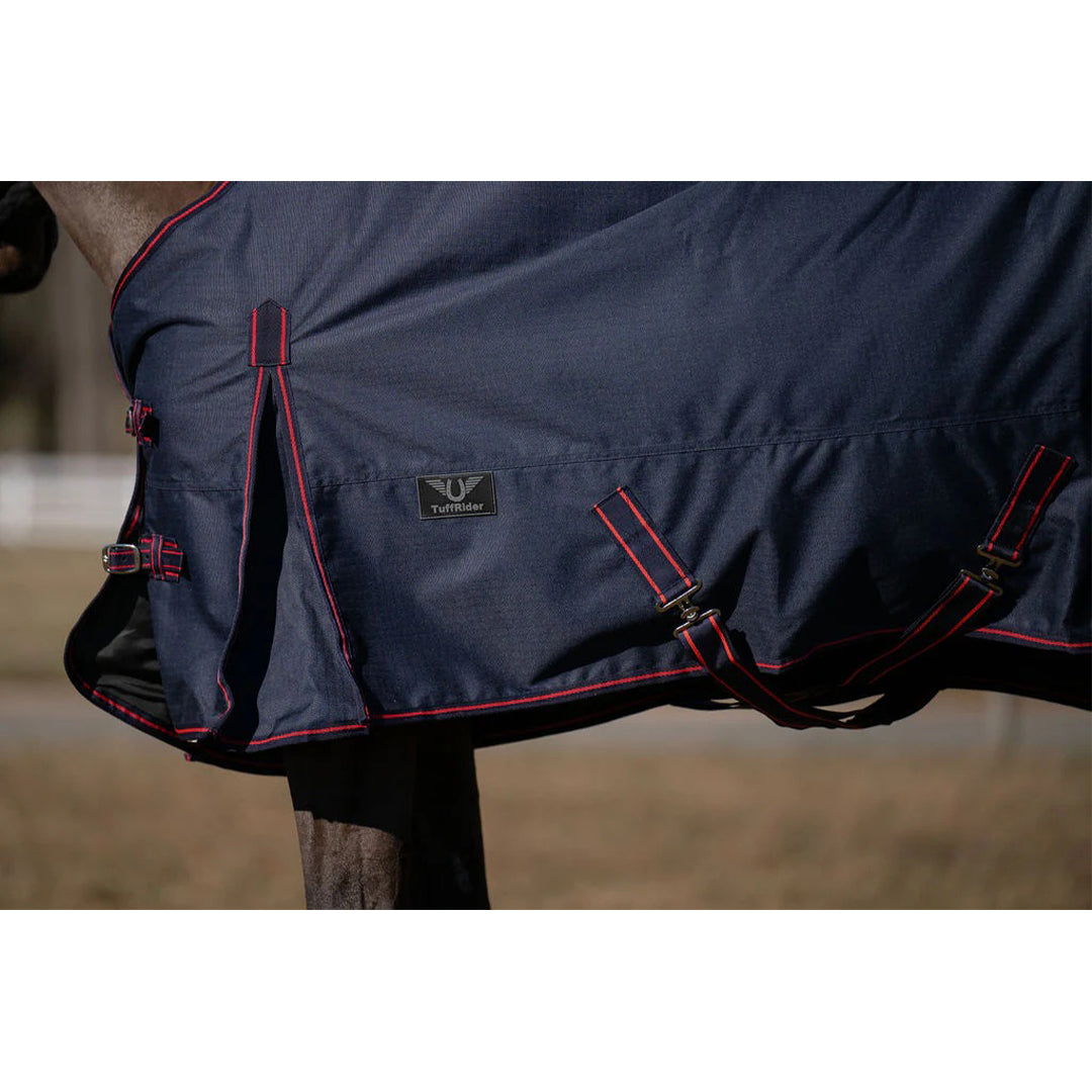 TuffRider Ripstop Standard Neck LightWeight Turnout Blanket with 100 GSM Fill - Breeches.com
