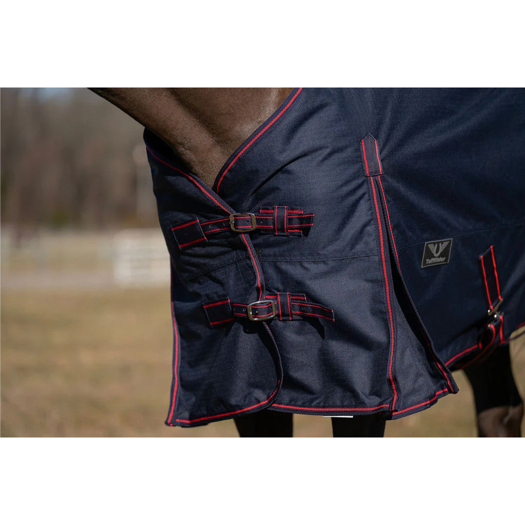 TuffRider Ripstop Standard Neck LightWeight Turnout Blanket with 100 GSM Fill - Breeches.com