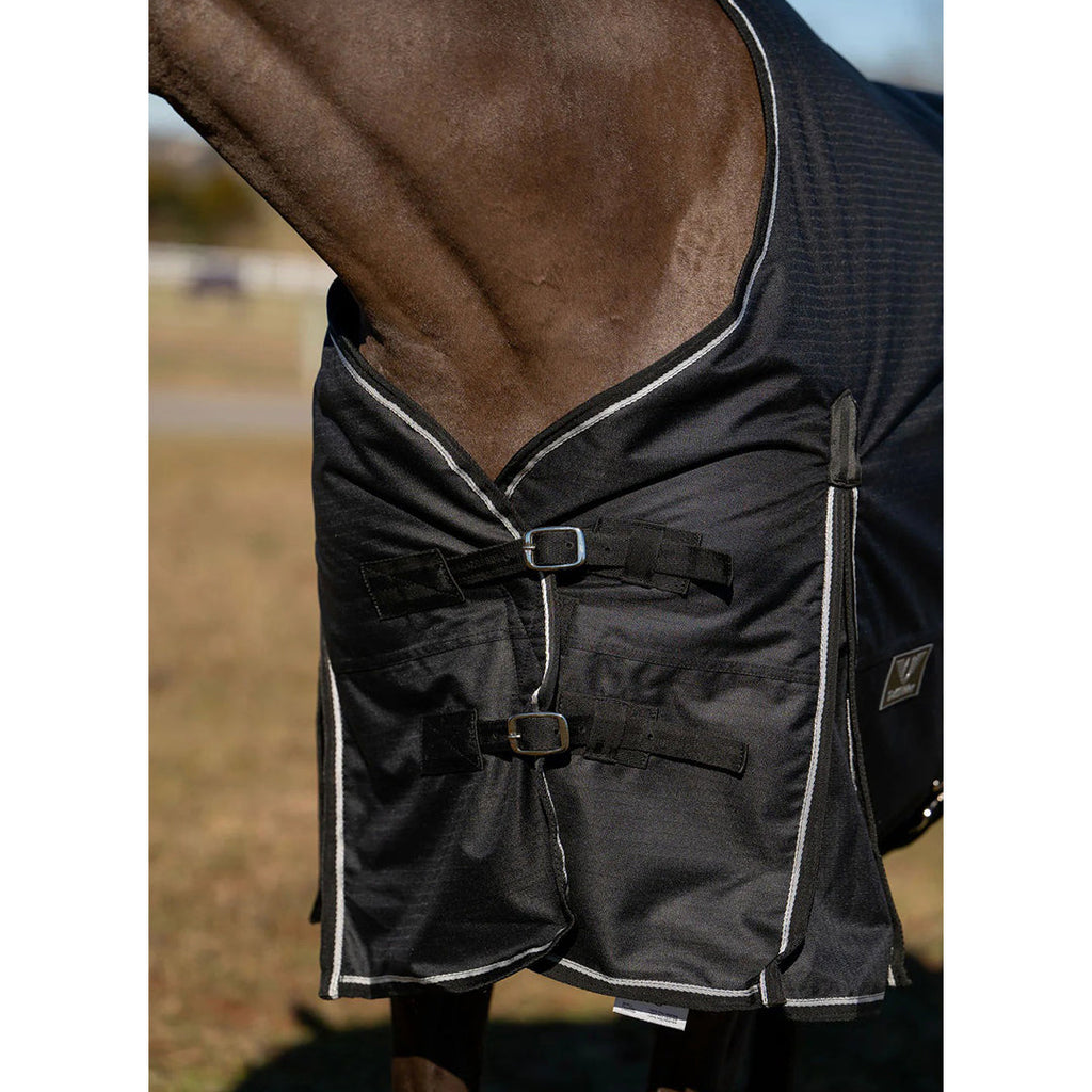 TuffRider Ripstop Standard Neck LightWeight Turnout Blanket with 100 GSM Fill - Breeches.com