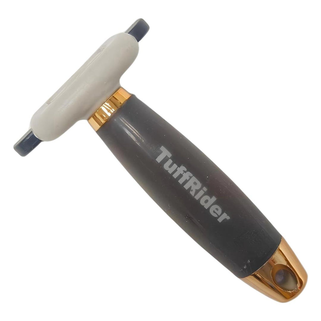 Tuffrider Metal Blade Moulting Comb with Soft Gel Grip - Breeches.com