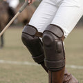 TuffRider Handcrafted Leather Polo Youth Knee Guards