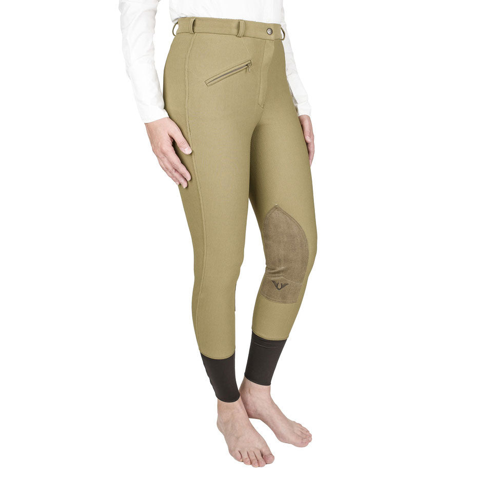 TuffRider Ladies Ribb Knee Patch Breeches