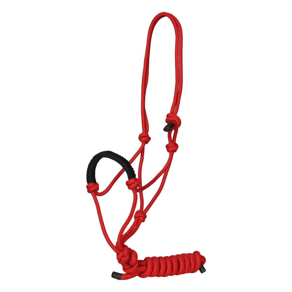 TuffRider Rugged Rope Halter Braided Noseband with matching lead