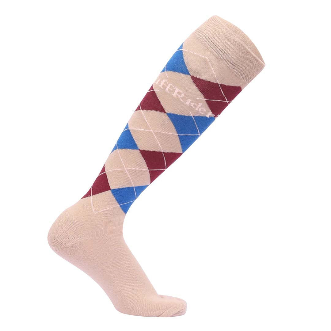 TuffRider Argyle Knee Hi Socks - TuffRider.com