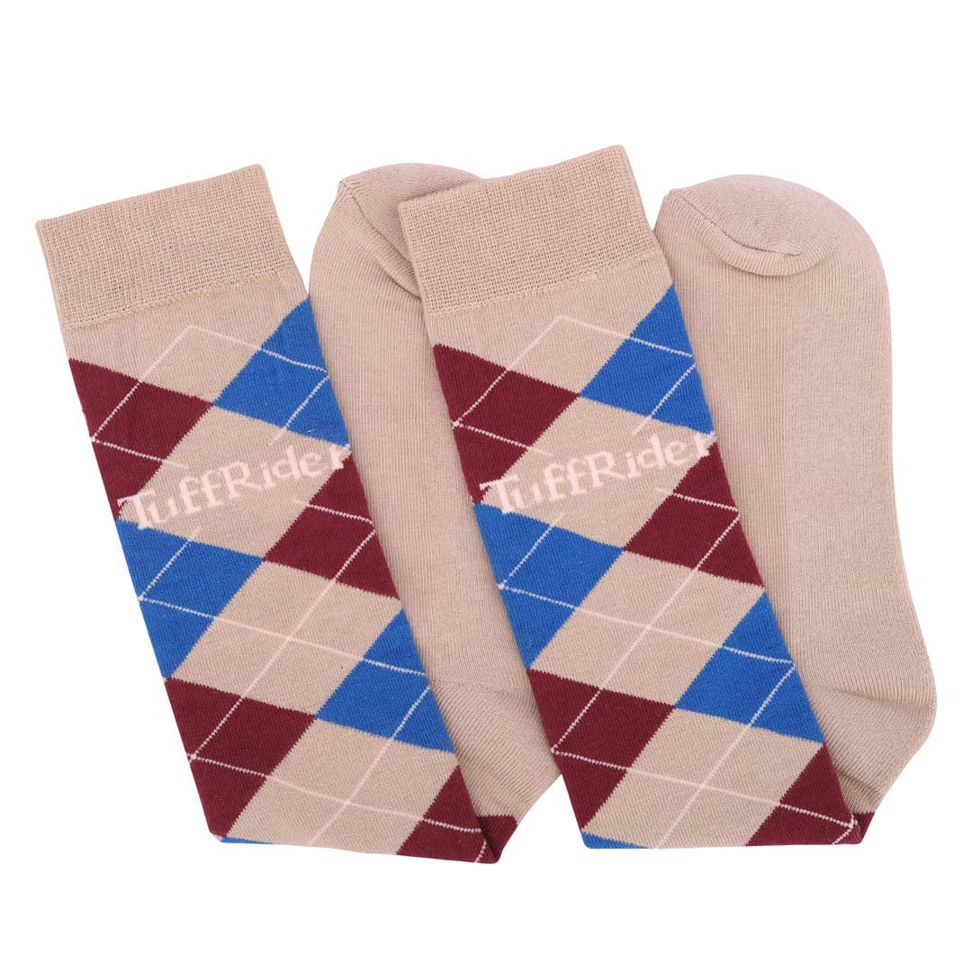 TuffRider Argyle Knee Hi Socks - TuffRider.com