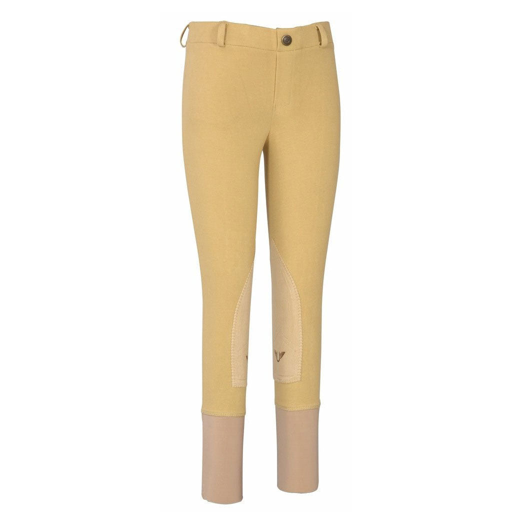 TuffRider Children's Starter Lowrise Pull-On Knee Patch Breeches