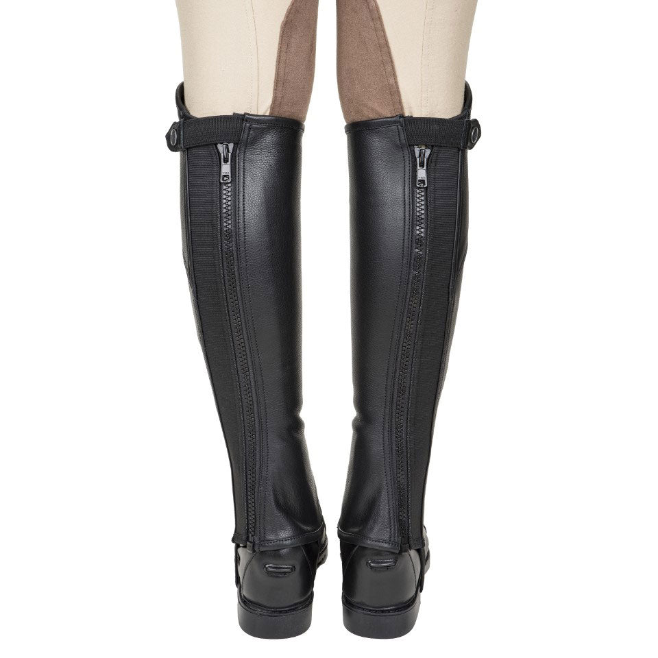 TuffRider Ladies Belmont Leather Half Chaps - Breeches.com