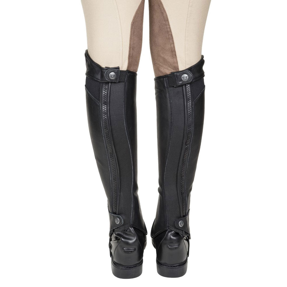 TuffRider Ladies Derby Leather Half Chaps - Breeches.com