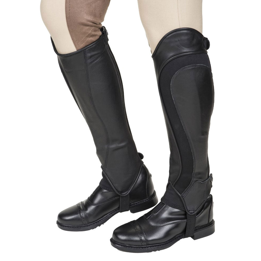 TuffRider Ladies Derby Leather Half Chaps - Breeches.com
