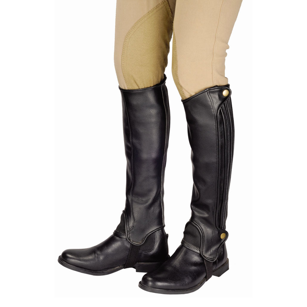TuffRider Adult Grippy Grain Half Chaps