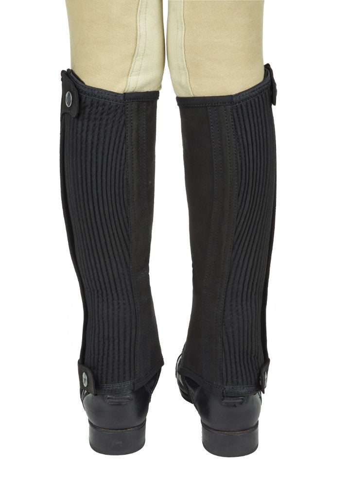 Tuffrider Children's  Saratoga Synthetic Half Chaps - Breeches.com
