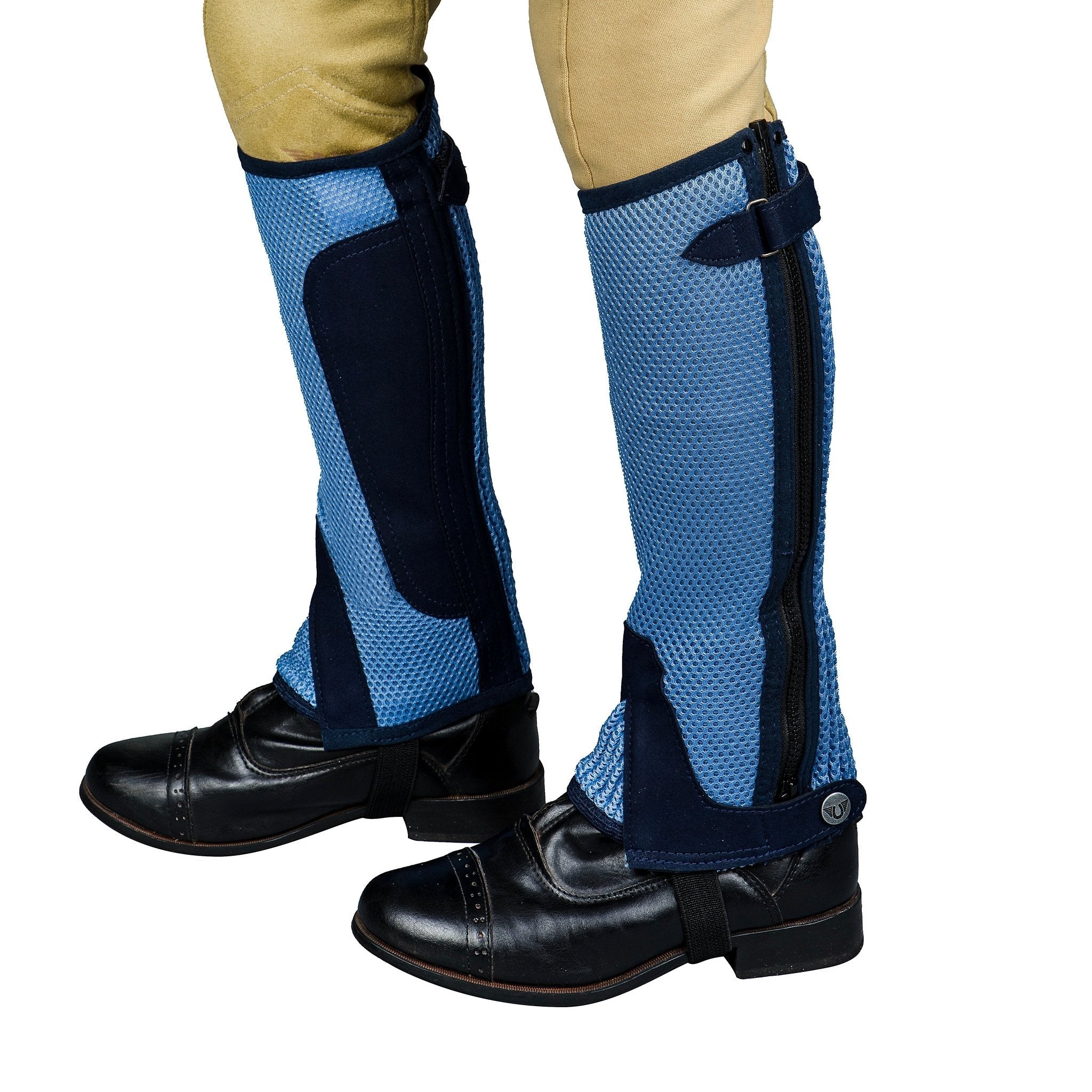 TuffRider Children's Double Up Air Mesh Half Chap and Glove Set - Breeches.com