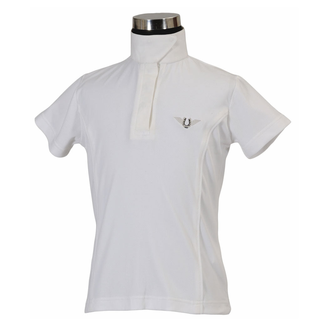 TuffRider Children's Kirby Kwik Dry Short Sleeve Show Shirt