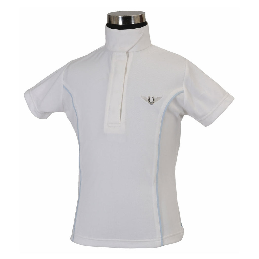 TuffRider Children's Kirby Kwik Dry Short Sleeve Show Shirt