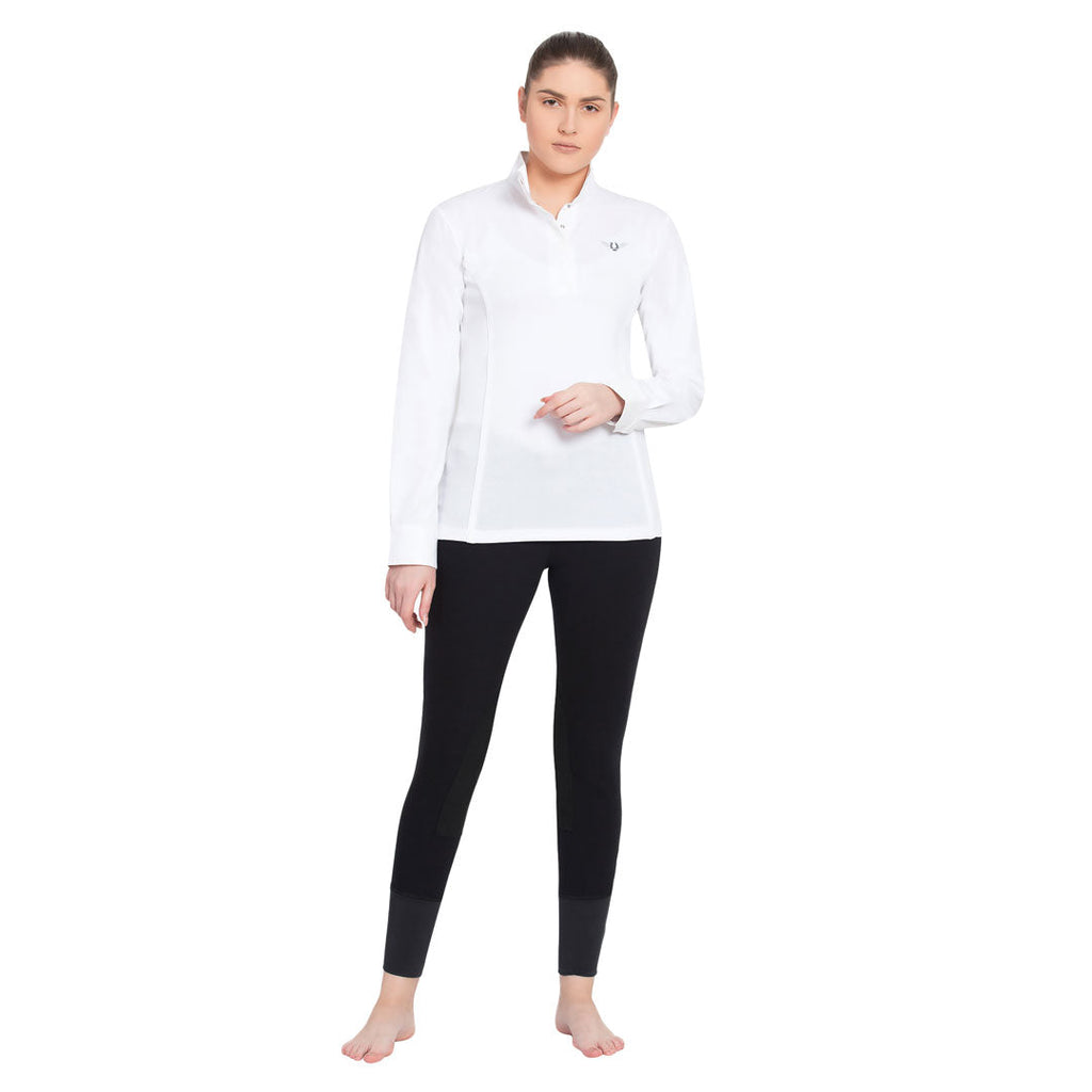 TuffRider Ladies Kirby Kwik Dry Long Sleeve Show Shirt