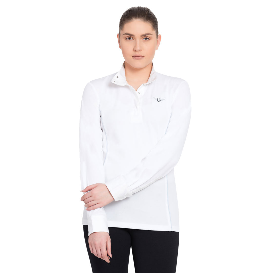 TuffRider Ladies Kirby Kwik Dry Long Sleeve Show Shirt