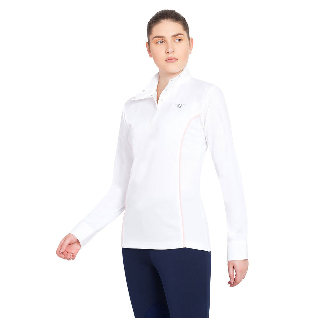 TuffRider Ladies Kirby Kwik Dry Long Sleeve Show Shirt