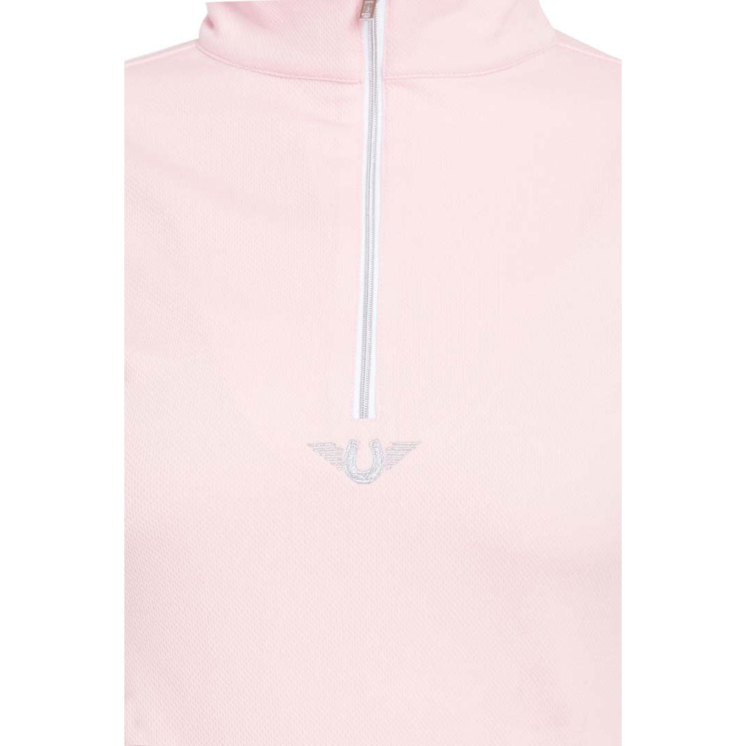 TuffRider Ladies Long Sleeve Ventilated Technical Sport Shirt – UV Protection, Quick-Dry, Mesh Undersleeves