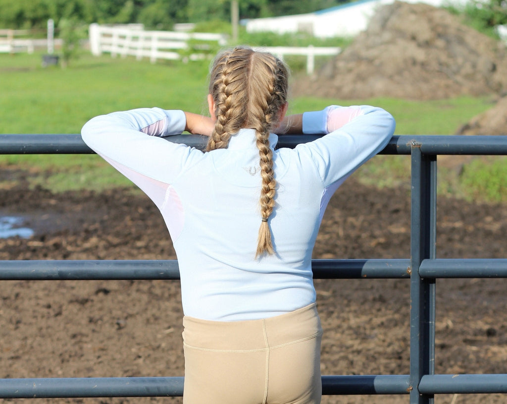 TuffRider Children's Ventilated Technical Long Sleeve Sport Shirt - Breeches.com