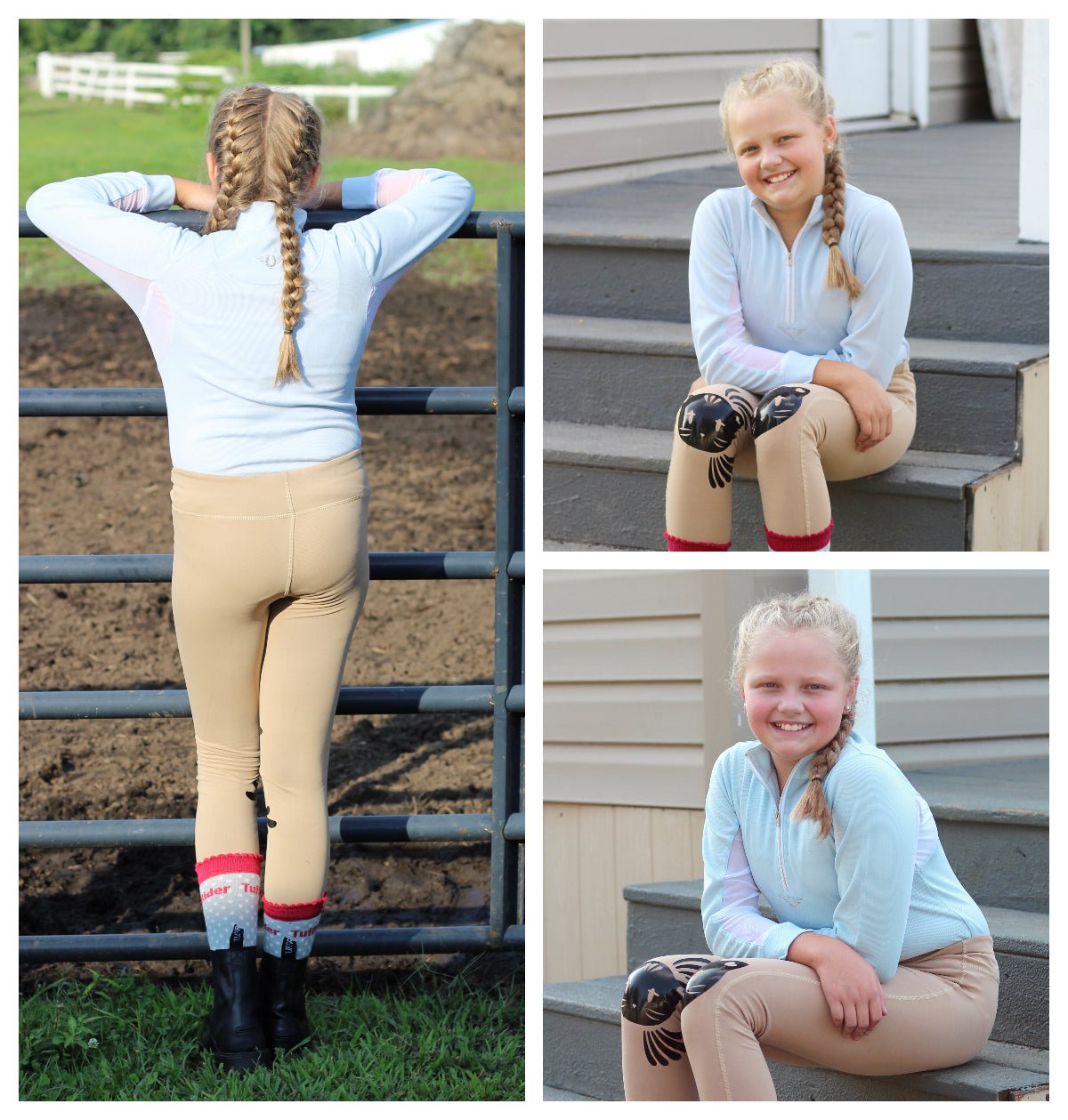 TuffRider Children's Ventilated Technical Long Sleeve Sport Shirt - Breeches.com