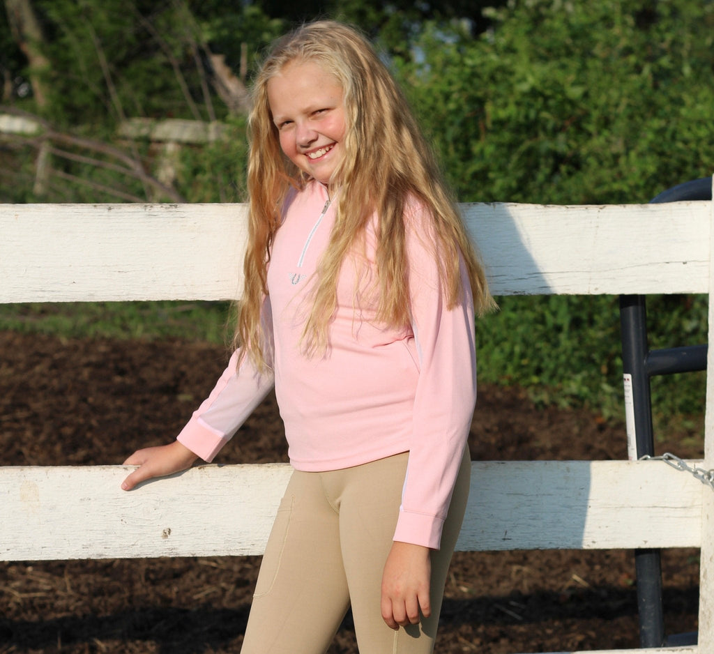 TuffRider Children's Ventilated Technical Long Sleeve Sport Shirt - Breeches.com
