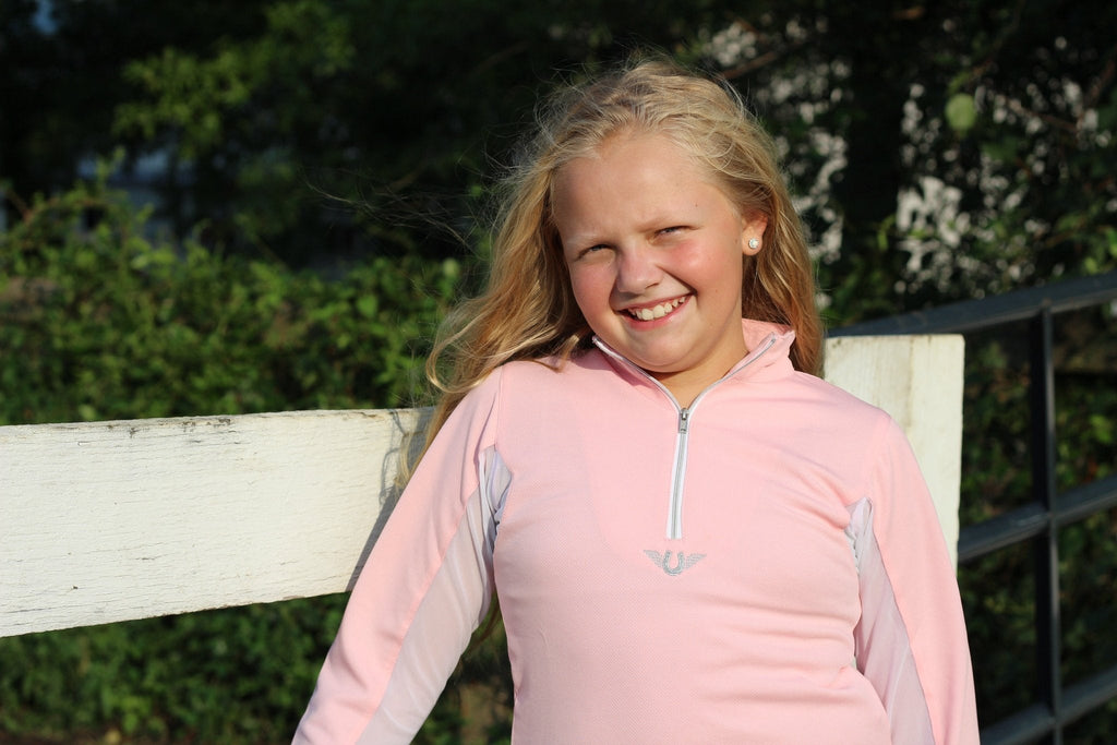 TuffRider Children's Ventilated Technical Long Sleeve Sport Shirt - Breeches.com