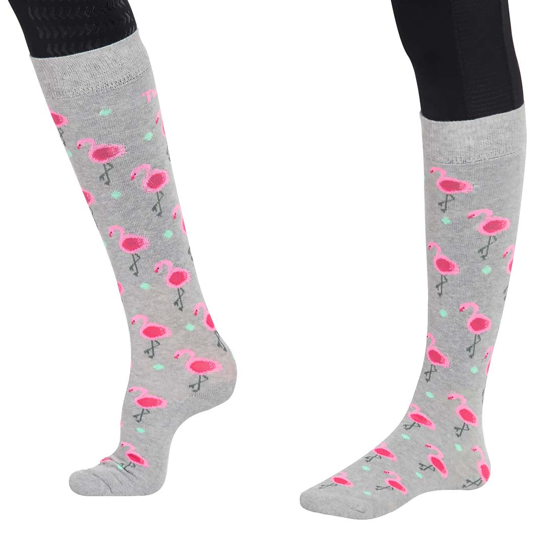 TuffRider Ladies Flamingo/Boat/Horse Knee Hi Socks - 3 Pac - TuffRider.com