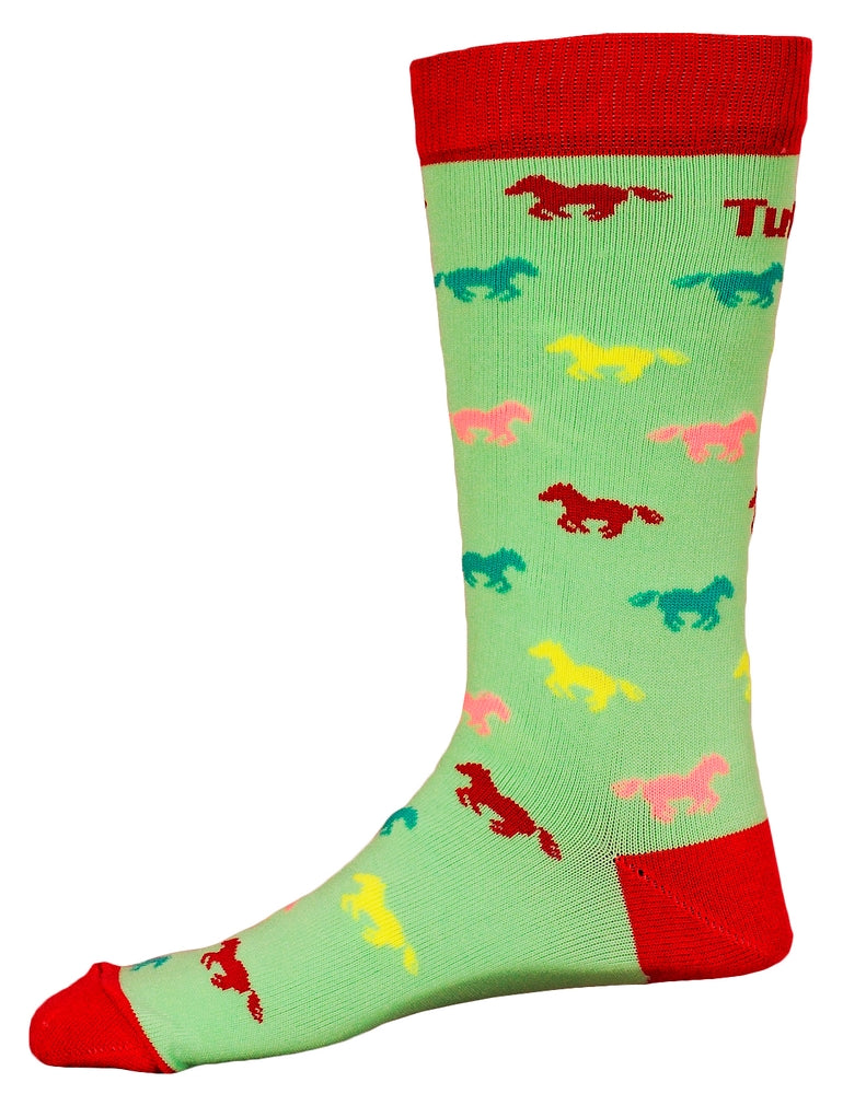 TuffRider Neon Pony Kids Socks - TuffRider.com