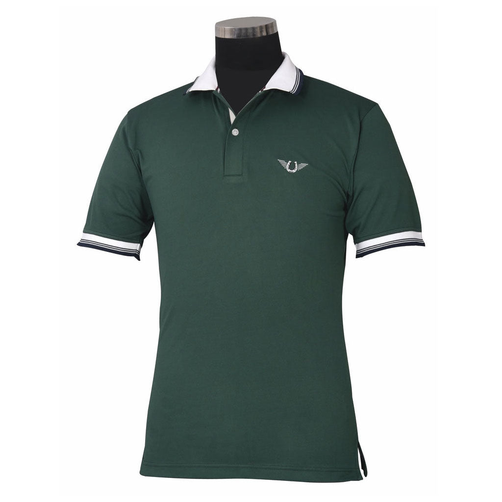 TuffRider Men's Mark Short Sleeve Polo Sport Shirt