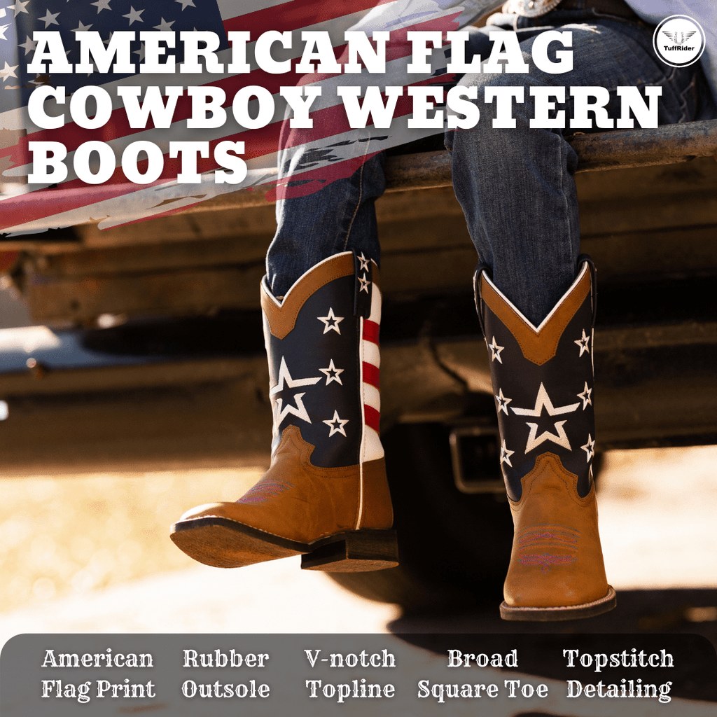 TuffRider Youth American Cowboy Western Boot - Breeches.com