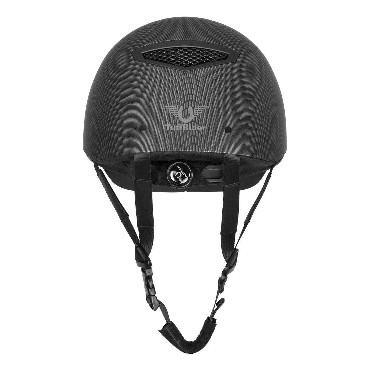 Bulltuff Riding Helmet TuffRider Starter CarbonFiber Print Helmet