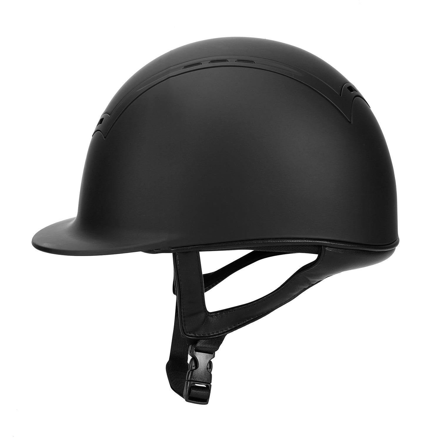 TuffRider Show Time Helmet|Protective Head Gear for Equestrian Riders - SEI Certified, Tough and Durable - Black" - Breeches.com