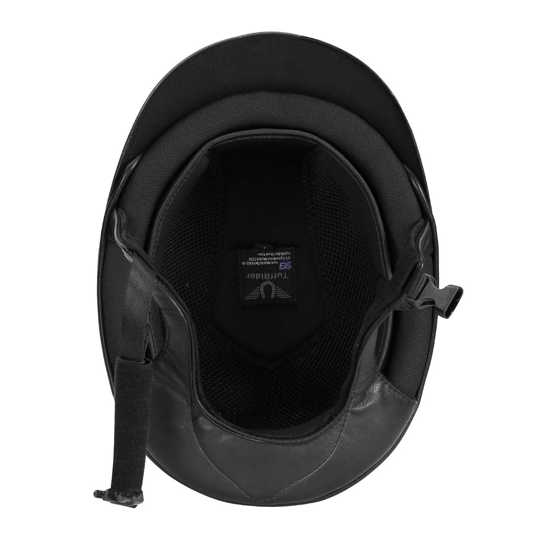 TuffRider Show Time Helmet|Protective Head Gear for Equestrian Riders - SEI Certified, Tough and Durable - Black" - Breeches.com
