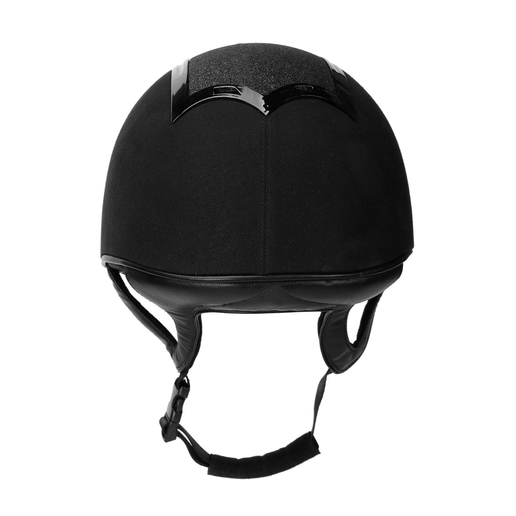 TuffRider Show Time Plus Helmet |Protective Head Gear for Equestrian Riders - SEI Certified, Tough and Durable - Black - Breeches.com