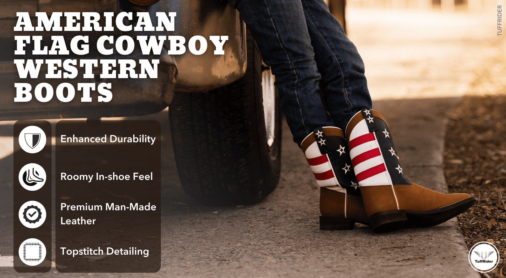 TuffRider Children's American Cowboy Western Boot - Breeches.com