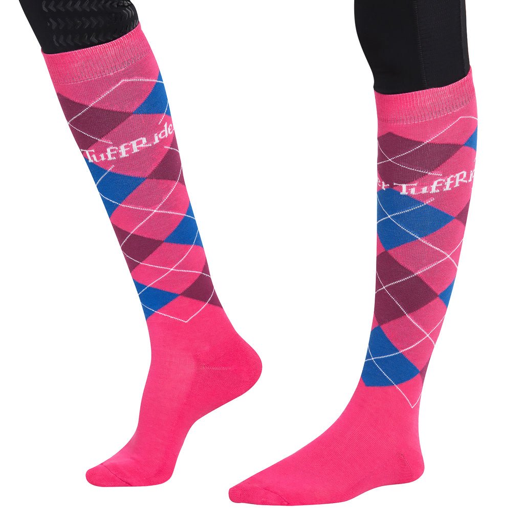 TuffRider Argyle Knee Hi Socks_5