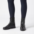 TuffRider Mens Starter Front Zip Paddock Boots Black