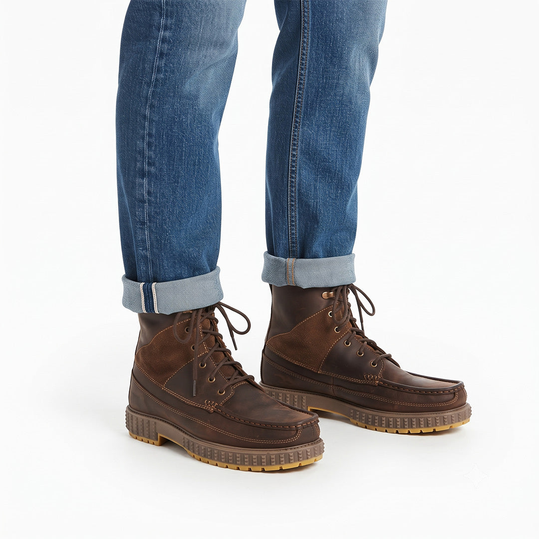TuffRider Men Nubuck Leather High-Top R18 Boots