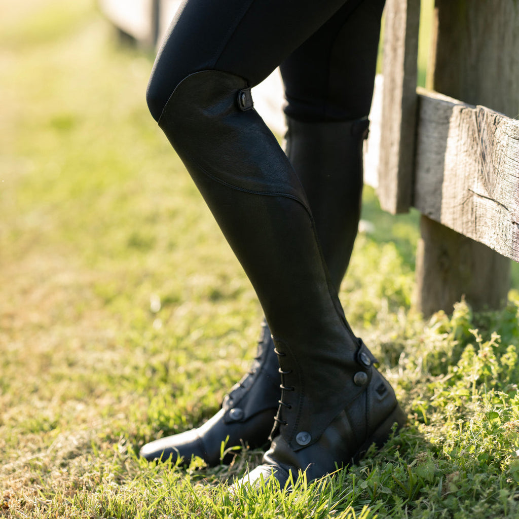 The Hinterland TuffRider Ladies Convertible Riding Boots – Use as Paddock or Tall Boots