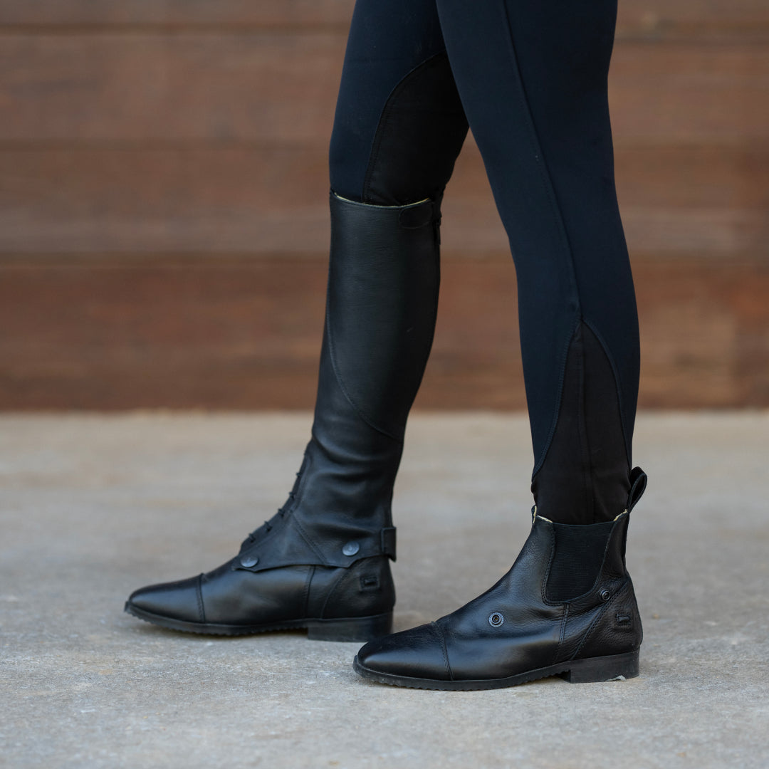 The Hinterland TuffRider Ladies Convertible Riding Boots – Use as Paddock or Tall Boots
